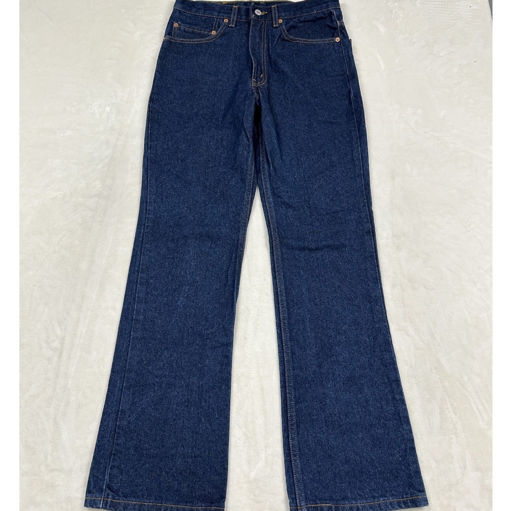 Levi's 517 Bootcut Jeans Mens W31 L32 Indigo Blue Denim High Rise Vintage